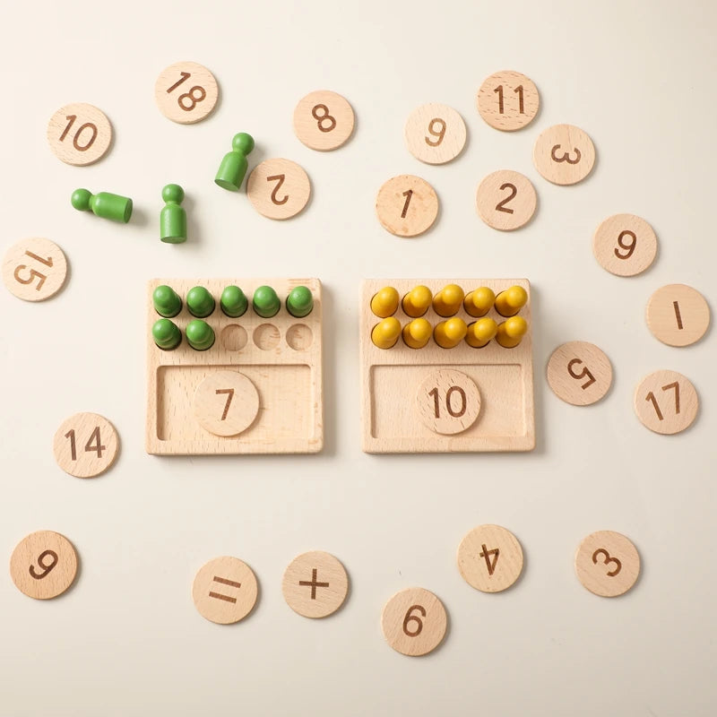 L'Addition Rigolote – Jeu Montessori en Bois