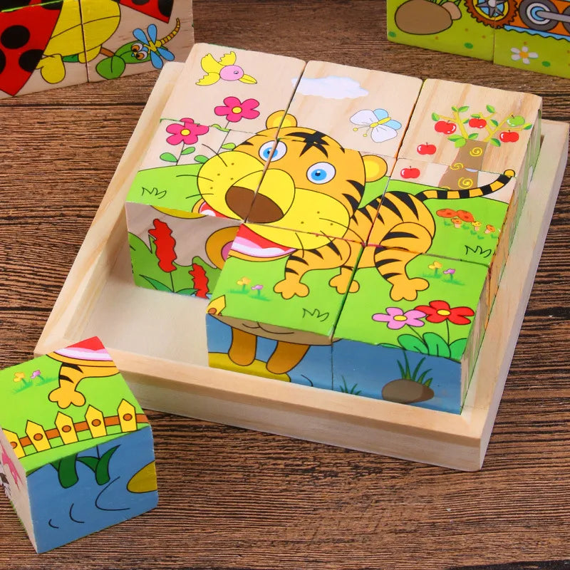 cubes en bois des Explorateurs