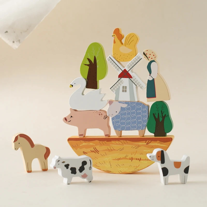 Ma Petite Ferme - Ensemble de jouets en bois