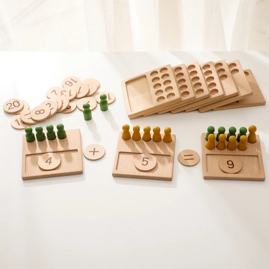 L'Addition Rigolote – Jeu Montessori en Bois