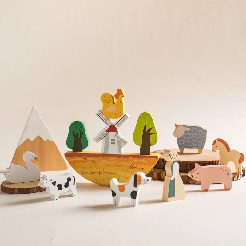 Ma Petite Ferme - Ensemble de jouets en bois